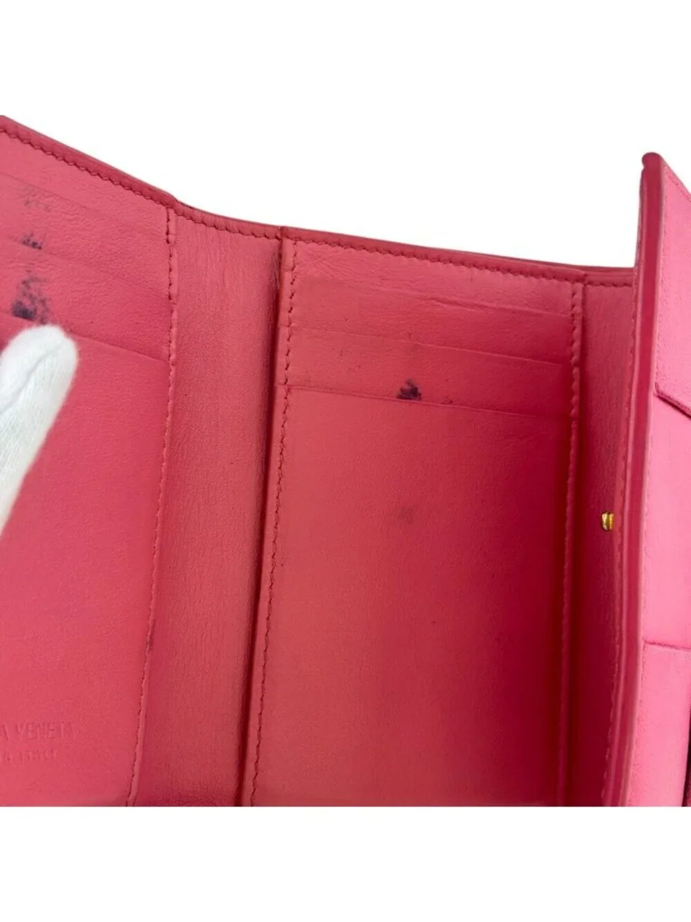 Bottega Veneta Compact Wallet Maxi Intrecciato Cassette Trifold